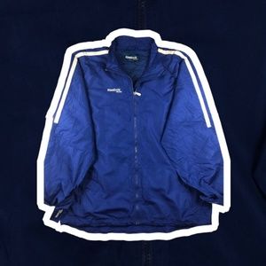 Reebok Blue Windbreaker- XL mens